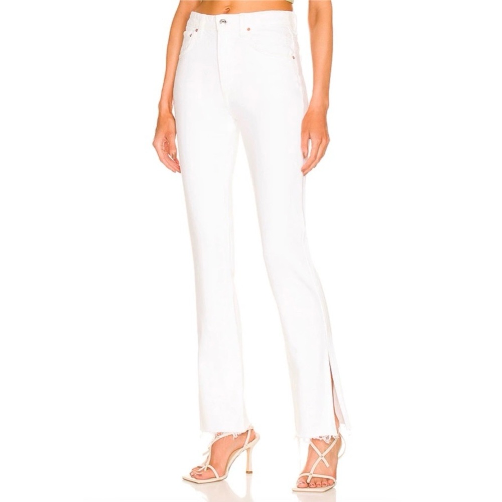 GRLFRND Harlow High Rise Boot Jeans Silver Strand - Picture 3 of 12